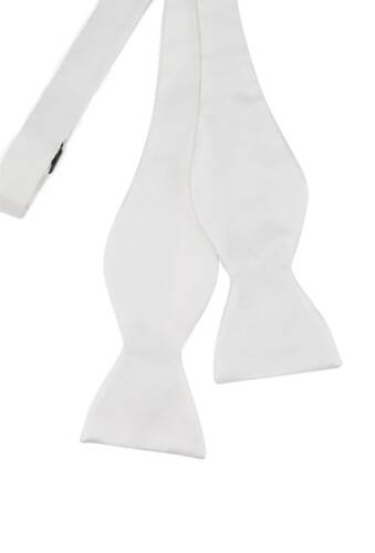 Accesorii barbati michelson\'s silk satin self tie bow tie white