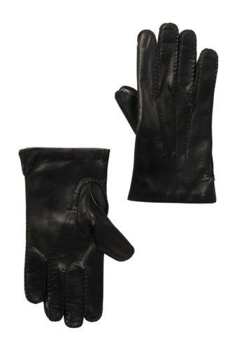 Accesorii barbati portolano handsewn cadet nappa leather gloves black