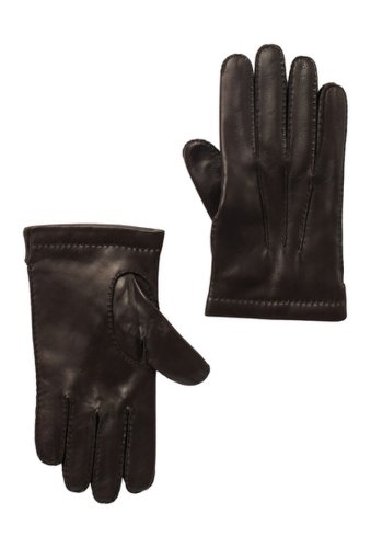 Accesorii barbati portolano handsewn nappa leather gloves chocolate