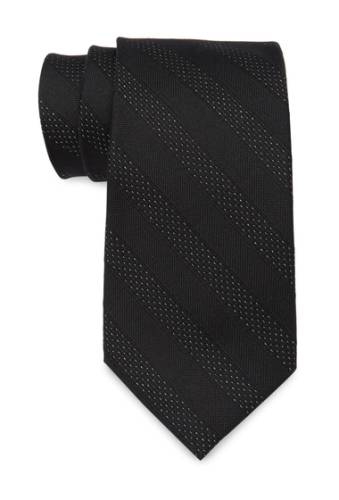 Accesorii barbati savile row co holland silk blend stripe tie black