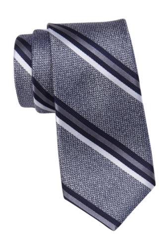 Accesorii barbati savile row co silk keap stripe tie grey