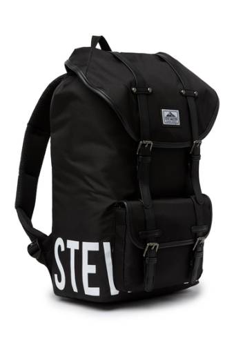 Accesorii barbati steve madden logo utility backpack black