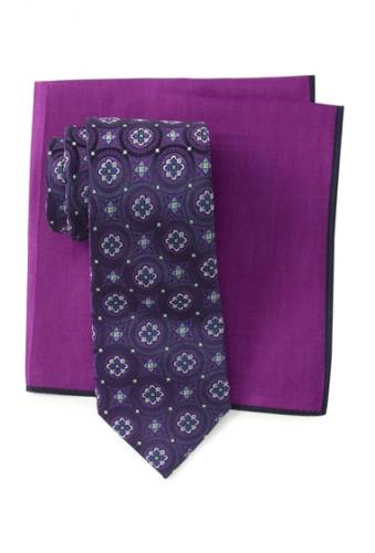 Accesorii barbati ted baker london silk tie pocket square set purple