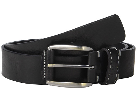 Accesorii barbati ted baker perc stitch detail leather belt black