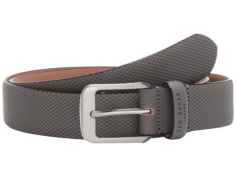 Accesorii barbati ted baker streaky rubberized leather belt grey
