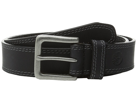 Accesorii barbati timberland boot leather belt black 1