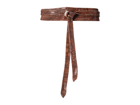 Accesorii femei ada collection obi classic wrap belt rust python