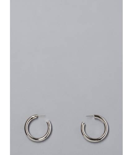 Accesorii femei cheapchic round the clock partial hoop earrings silver