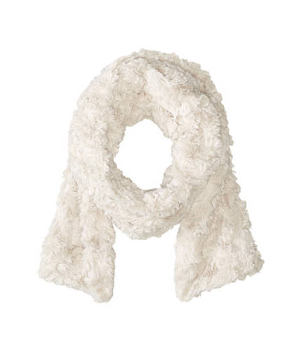 Accesorii femei dylan by true grit long silky faux fur scarves white