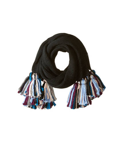 Accesorii femei echo design maxi tassel scarf multiblack