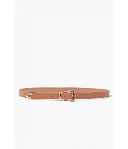 Accesorii femei forever21 faux leather belt tangold
