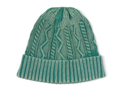 Accesorii femei free people stormi washed cable beanie alpine green