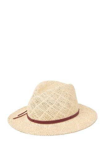 Accesorii femei melrose and market short brim panama hat natural