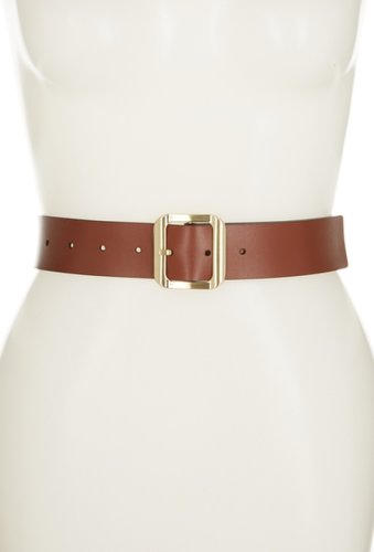 Accesorii femei melrose and market square jean buckle leather belt brown saddle