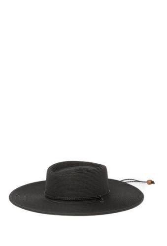 Accesorii femei melrose and market telescopic straw hat black
