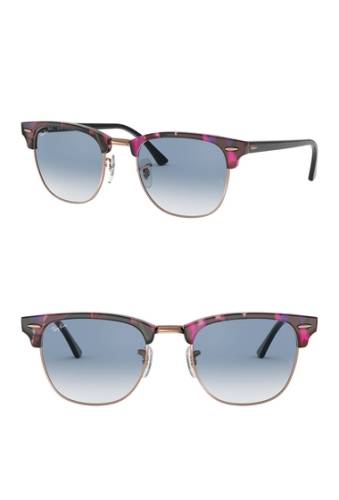 Accesorii femei ray-ban 55mm square sunglasses grey violet