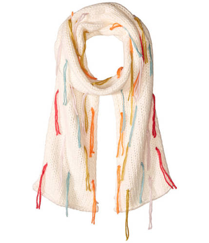 Accesorii femei san diego hat company kns5007 scarf with multicolor fringe ivory