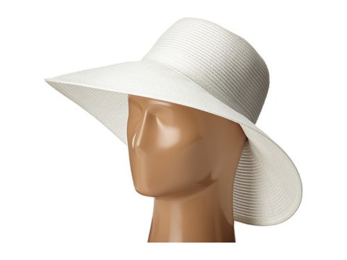 Accesorii femei san diego hat company mxl1017 round crown floppy with braided self tie white