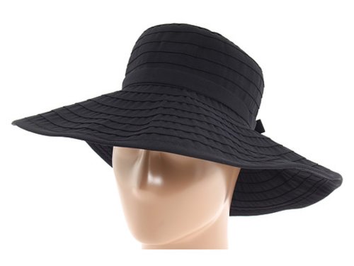 Accesorii femei san diego hat company rbl299 crushable ribbon floppy hat black