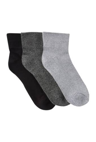 Accesorii femei shimera pillow sole bootie socks - pack of 3 charcoal multi