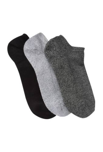 Accesorii femei shimera pillow sole low cut socks - pack of 3 charcoal multi