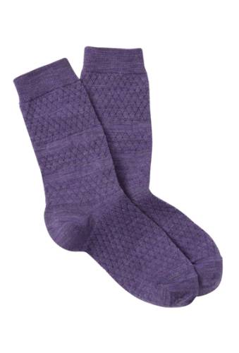 Accesorii femei smartwool textured crew socks lavender