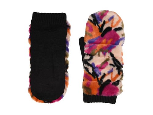 Accesorii femei ugg all over faux fur mitten with sherpa lining motlee