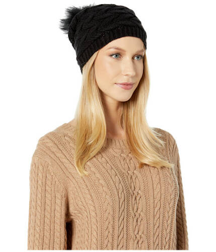 Accesorii femei ugg cable hat with pom black