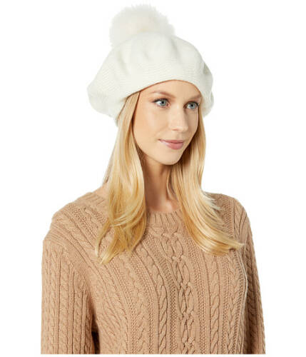 Accesorii femei ugg cozy knit beret with pom ivory