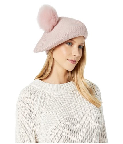 Accesorii femei ugg cozy knit beret with pom pink crystal