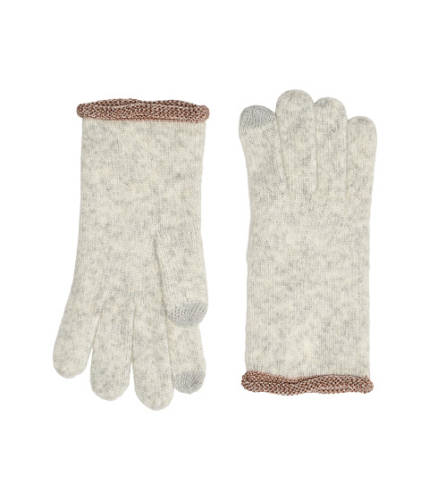 Accesorii femei ugg lurex striped knit tech gloves with tech tips light grey