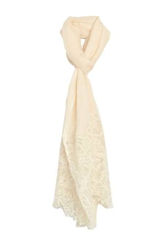 Accesorii femei valentino linen blend lace scarf toro