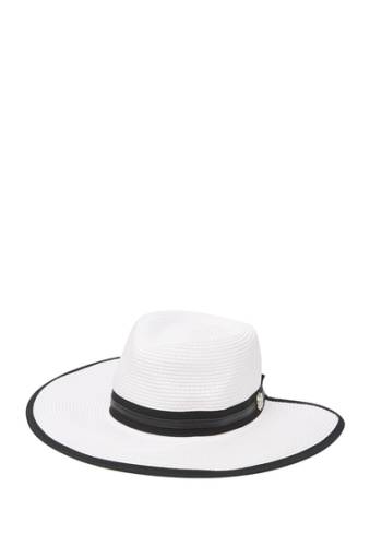 Accesorii femei vince camuto face framer straw hat white