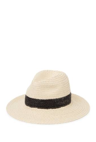 Accesorii femei vince camuto solid straw raffia panama hat natural
