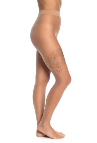 Accesorii femei wolford melina ink lion print tights cosmetic