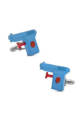 Bijuterii barbati cufflinks inc 3d water gun cuff links blue