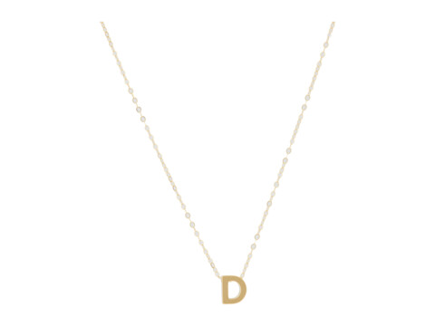Bijuterii femei able letter charm necklace d gold-filledvermeil