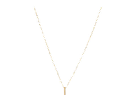 Bijuterii femei able letter charm necklace i gold-filledvermeil