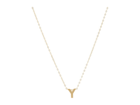 Bijuterii femei able letter charm necklace y gold-filledvermeil