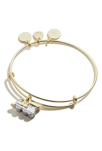 Bijuterii femei alex and ani charity by design train bangle bracelet shiny gold