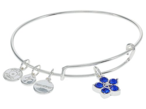 Bijuterii femei alex and ani crystal flower bracelet shiny silver