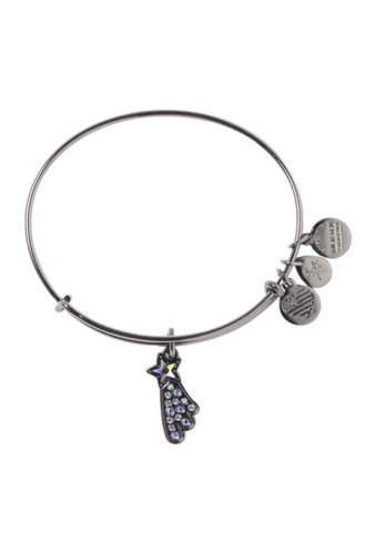 Bijuterii femei alex and ani shooting star expandable wire bangle bracelet silver