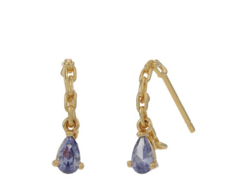 Bijuterii femei argento vivo pearl chain hoop earrings gold