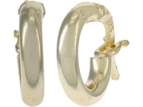 Bijuterii femei argento vivo small essential hoop earrings gold