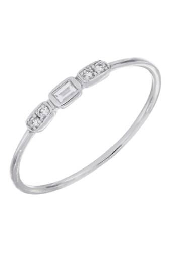 Bijuterii femei bony levy 18k white gold diamond stacking ring - 007 ctw 18kw