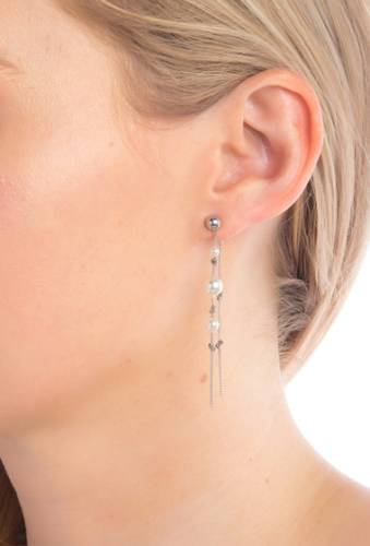 Bijuterii femei burberry imitation pearl drop earrings palladio