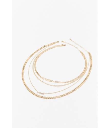 Bijuterii femei forever21 blessed pendant layered necklace set gold
