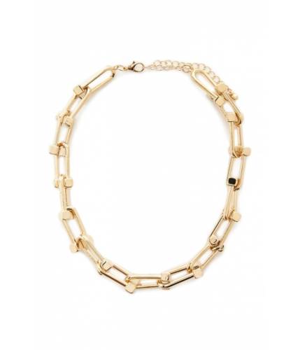 Bijuterii femei forever21 chain link necklace gold