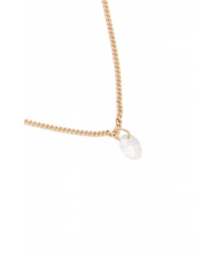Bijuterii femei forever21 faux stone pendant necklace set gold