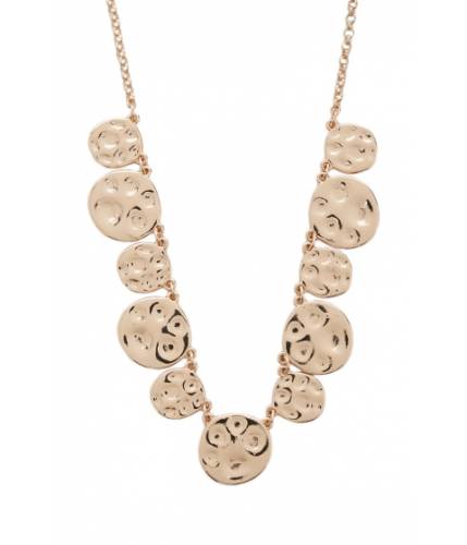 Bijuterii femei forever21 hammered pendant necklace gold